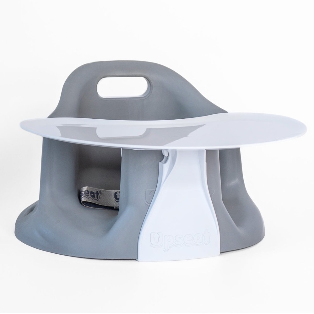 Gray and White Baby Upseat